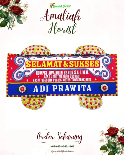 Karangan Bunga Ucapan Selamat di Ambokulon